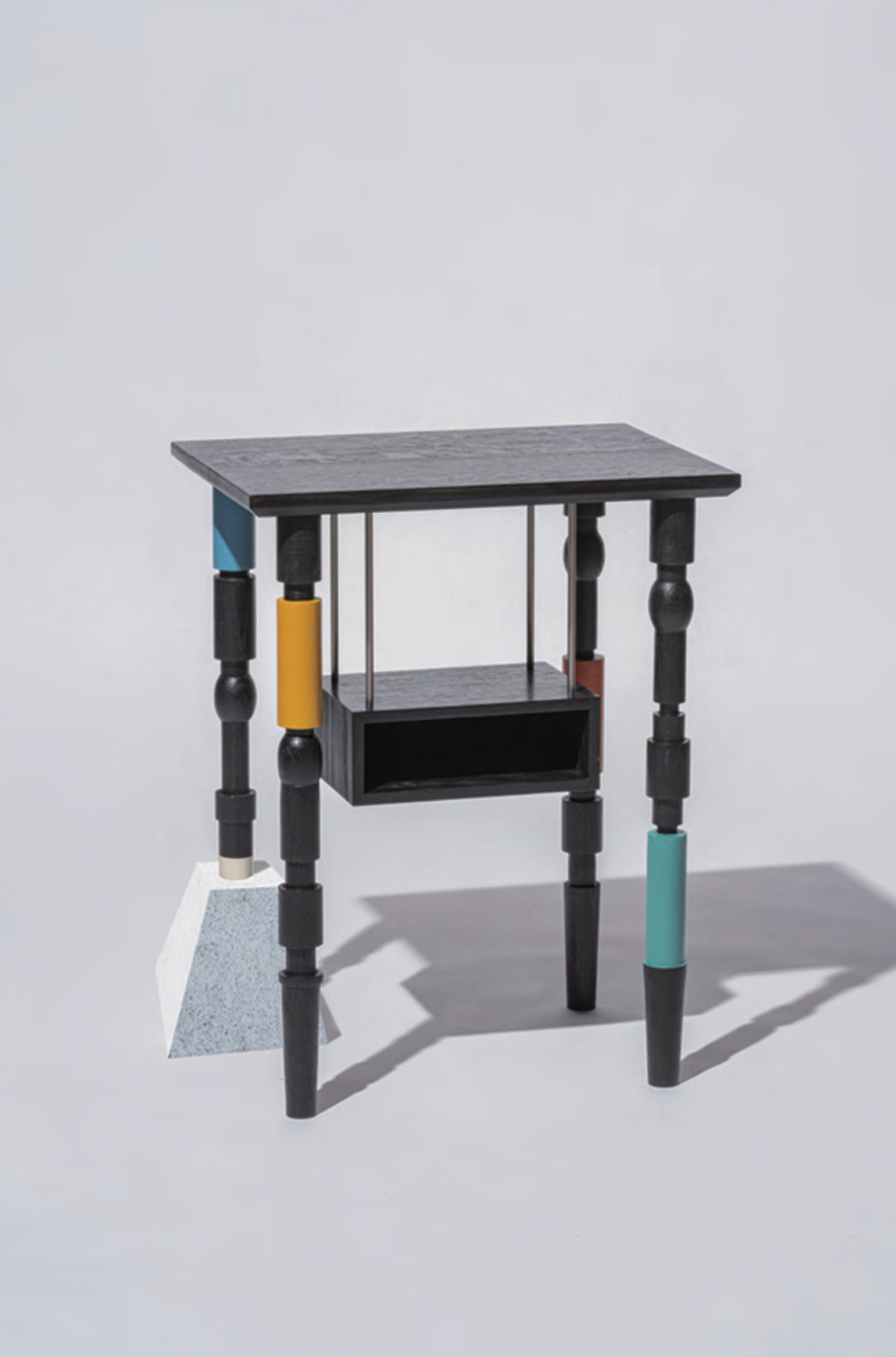 최보금, 다시(B_23), 68.5X32cm, 화이트오크, 화강석, 스테인리스, 2023