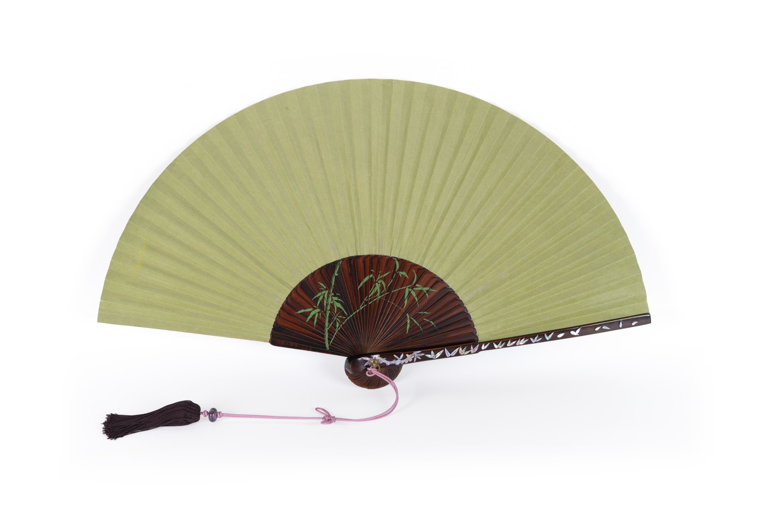 자개 옻칠선   30 × 54 cm