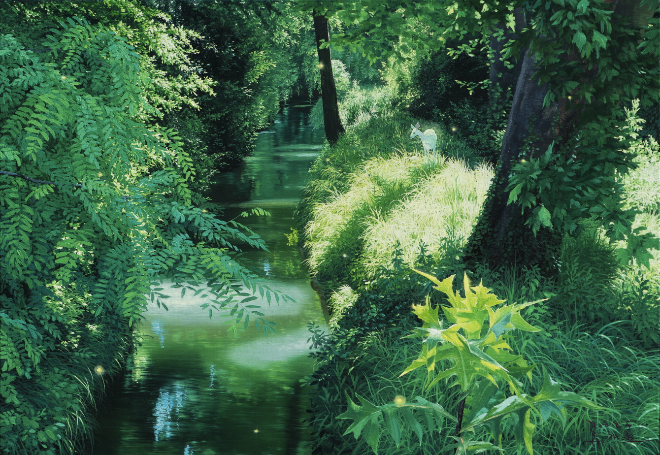 breath of wind202515_72.7x50.0cm_oil on canvas_2025