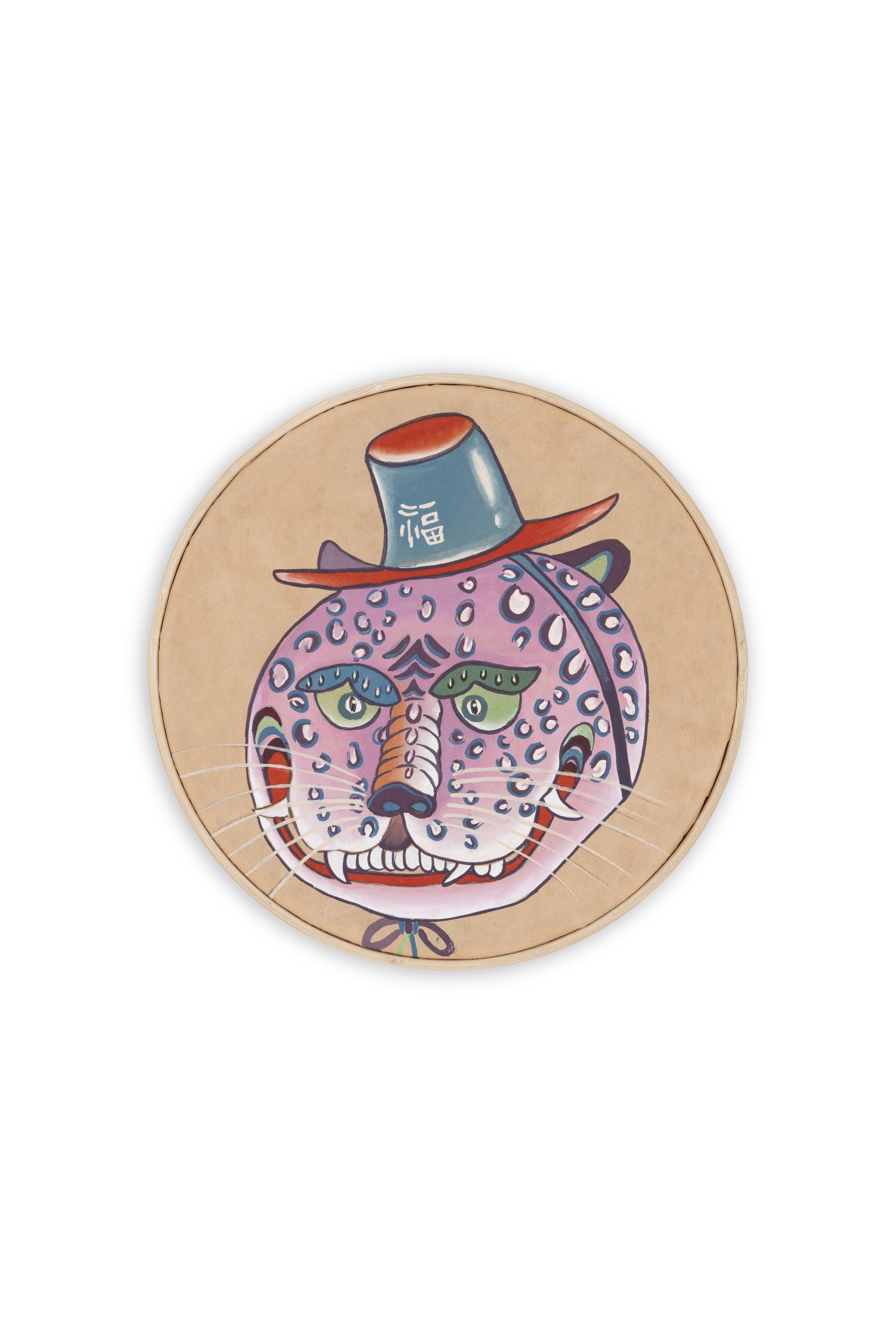 힙한 호랑이1   각 17.2 × 17.5 cm, 순지에 분채