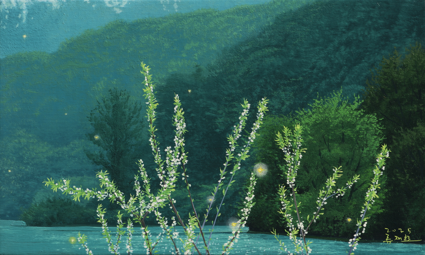 breath of wind202510_40.9x24.2cm_oil on canvas_2025