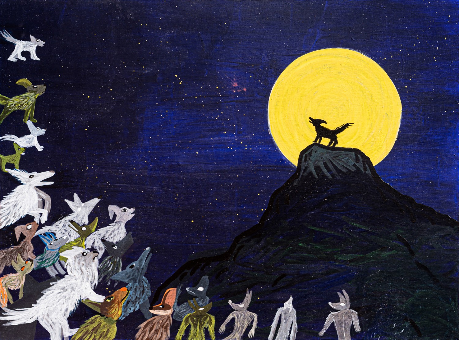 유도현, The Champion 1, 캔버스 아크릴릭, 97x130cm, 2022